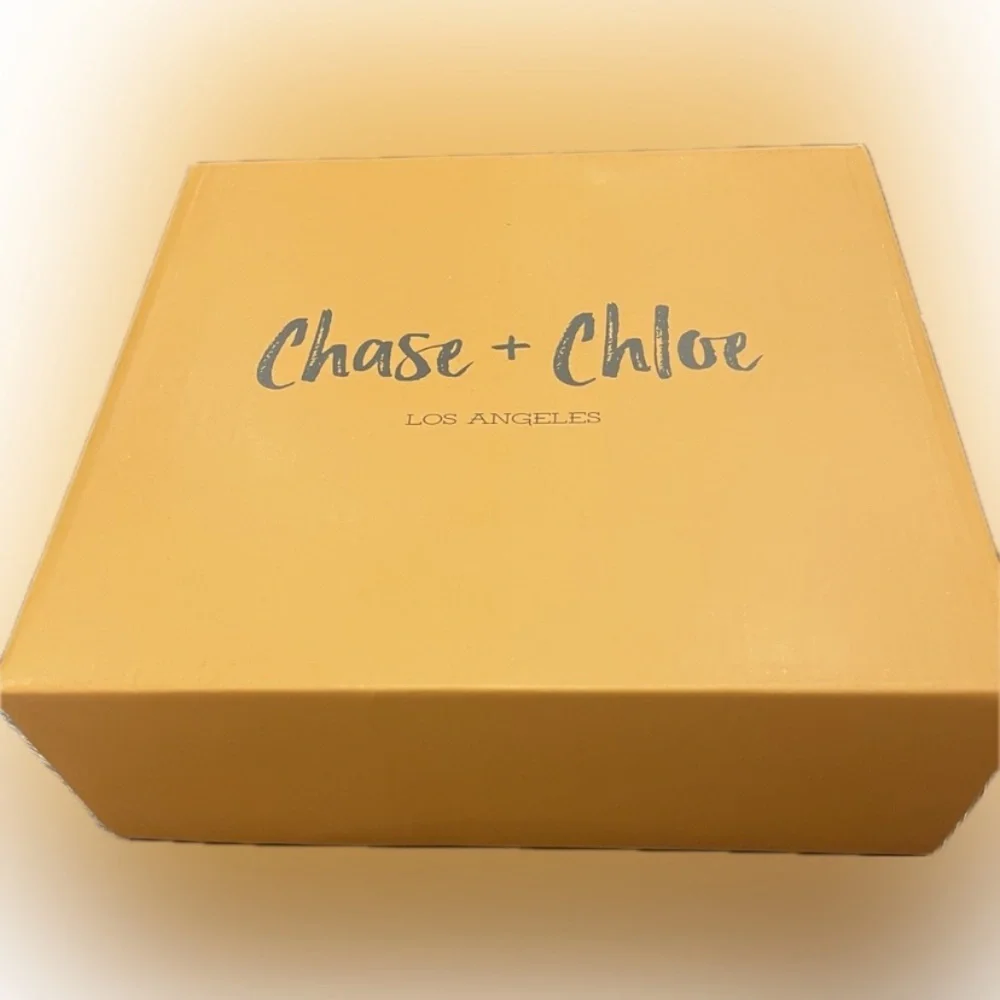 Chase & Chloe Gold Rhinestone Platform Ankle-Tie High Heel Sandal Sz 8 & 8.5 NEW - Picture 3 of 9